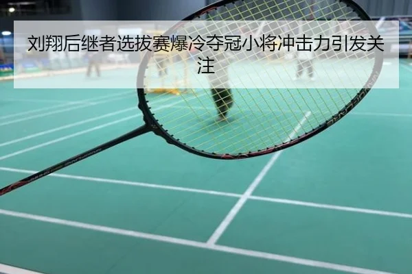 刘翔后继者选拔赛爆冷夺冠小将冲击力引发关注